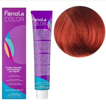 Крем-краска для волос Fanola №6/46 Dark blonde intense copper red 100 мл 00-00003006 фото
