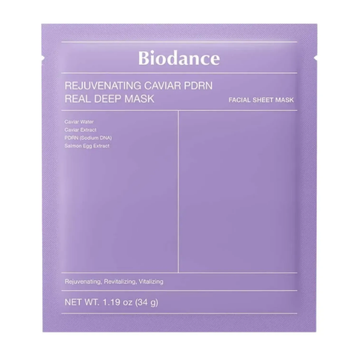 Маска гидрогелевая с экстрактом икры и полинуклеатидами Biodance Rejuvinating Caviar PDRN Real Deep 00-00026679 фото