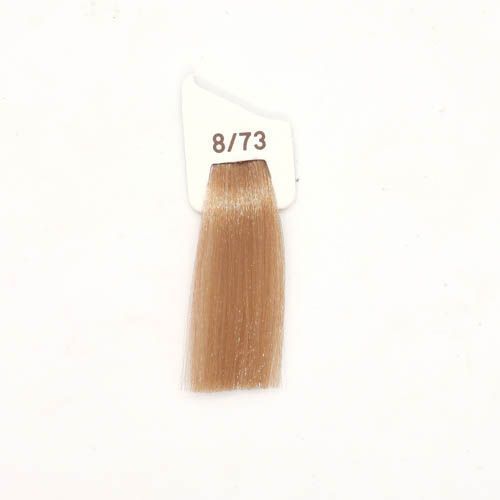 Крем-фарба аміачна для волосся Inebrya Сolor №8/73 Light Blond Golden Brown 100 мл 00-00022353 фото