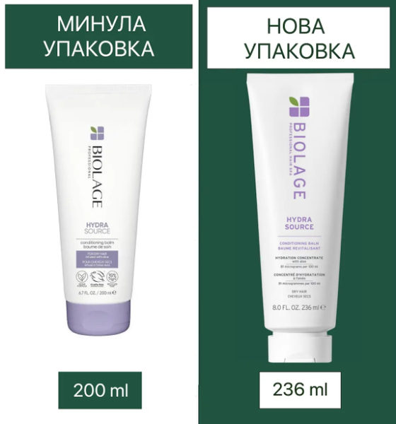 Кондиціонер для зволоження сухого волосся Matrix Biolage Hydrasource 236 мл 00-00025890 фото