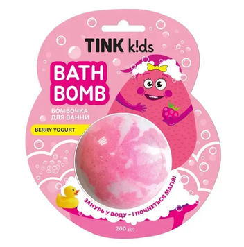 Бомбочка для ванной TINK KIDS Berry Yogurt 200 г 00-00025553 фото