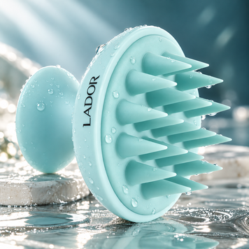 Щітка для миття волосся Lador Dermatical Shampoo Brush Бірюзова 00-00024124 фото
