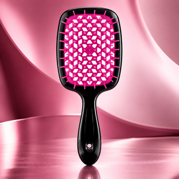 Щетка для волос Janeke Superbrush SMALL Черно-розовая 00-00022827 фото