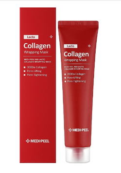 Маска-плівка зміцнююча для обличчя із колагеном Medi-Peel Red Lacto Collagen Wrapping Mask 70 мл 00-00024922 фото