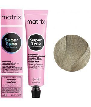 Крем-фарба безаміачна Matrix Super Sync Pre-Bonded №10MM Extra light blonde mocha-mocha 90 мл 00-00024970 фото