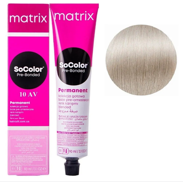 Крем-краска Matrix SoColor Pre-Bonded Cream №10AV Перламутровый пепельный очень светлый 90 мл 00-00026560 фото