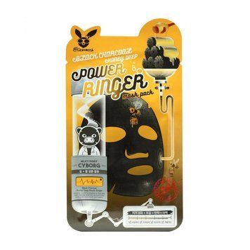 Маска с древесным углем и медом Elizavecca Black Charcoal Honey Deep Power Ringer Mask Pack 23 мл 00-00016750 фото