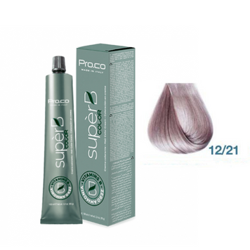 Фарба для волосся безаміачна Pro.Color Super B Color Cream №12.21 Super Violet Ash Blond 100 мл 00-00021224 фото