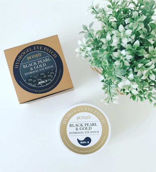 Патчи гидрогелевые под глаза Petitfee Black Pearl & Gold Hydrogel Eye Patch 60 шт 00-00011388 фото