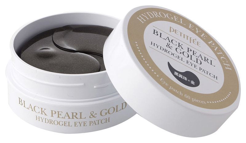 Патчи гидрогелевые под глаза Petitfee Black Pearl & Gold Hydrogel Eye Patch 60 шт 00-00011388 фото
