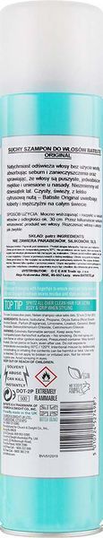 Шампунь сухой Batiste Dry Shampoo Clean and Classic Original 400 мл 00-00010896 фото