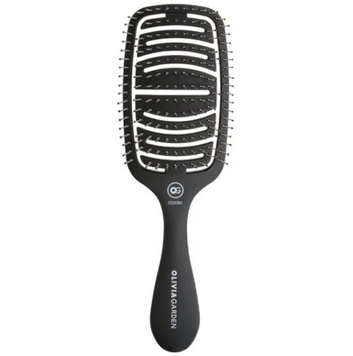 Щетка для волос Olivia Garden Essential Care Flex Thick Hair Bristles Matt Black 00-00024503 фото