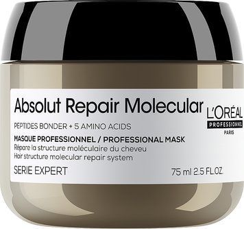 Маска для восстановления волос Loreal Professionnel Absolut Repair Molecular Mask 75 мл 00-00025271 фото