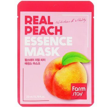 Маска тканевая с экстрактом персика FarmStay Real Peach Essence Mask 23 мл 00-00024929 фото