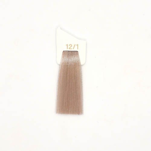 Крем-фарба аміачна для волосся Inebrya Сolor №12/1 Light Platinum Blonde Extra Ash 100 мл 00-00021420 фото