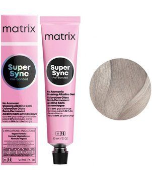 Крем-фарба безаміачна Matrix Super Sync Pre-Bonded №10NV Extra light blond natural purple 90 мл 00-00024972 фото