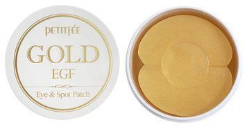 Патчи гидрогелевые под глаза Petitfee Gold & EGF Eye & Sport 60 шт + 30 точечных 00-00011391 фото