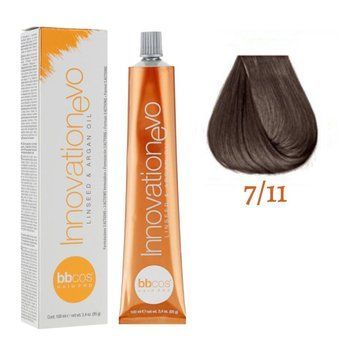 Крем-краска для волос BBCos Innovation Evo №7.11 Natural Intense Ash Blonde 100 мл 00-00023136 фото
