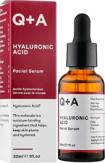 Сироватка для обличчя з гіалуроновою кислотою Q+A Hyaluronic Acid Facial Serum 30 мл