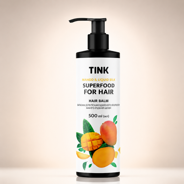 Бальзам для пошкодженого волосся Tink Hair Balm Манго-Рідкий шовк 500 мл 00-00020567 фото