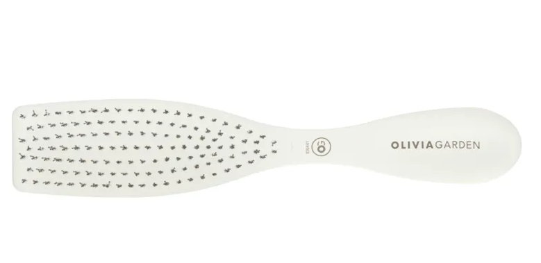 Щетка для укладки волос Olivia Garden Essential Style Wet Fine Hair Bristles Ice White 00-00024962 фото