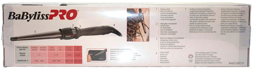 Плойка конусообразная BaByliss ВАВ2280ТТЕ 00-00002153 фото