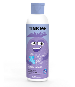 Шампунь-бальзам 2 в1 TINK KIDS Gummy Bears 300 мл 00-00025566 фото