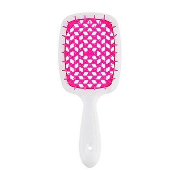 Щітка для волосся Janeke Superbrush Біло-рожева 00-00025292 фото