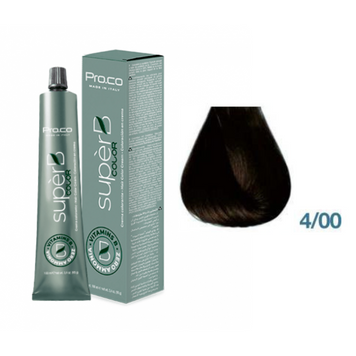 Фарба для волосся безаміачна Pro.Color Super B Color Cream №4.00 Intensive Natural Brown 100 мл 00-00021227 фото