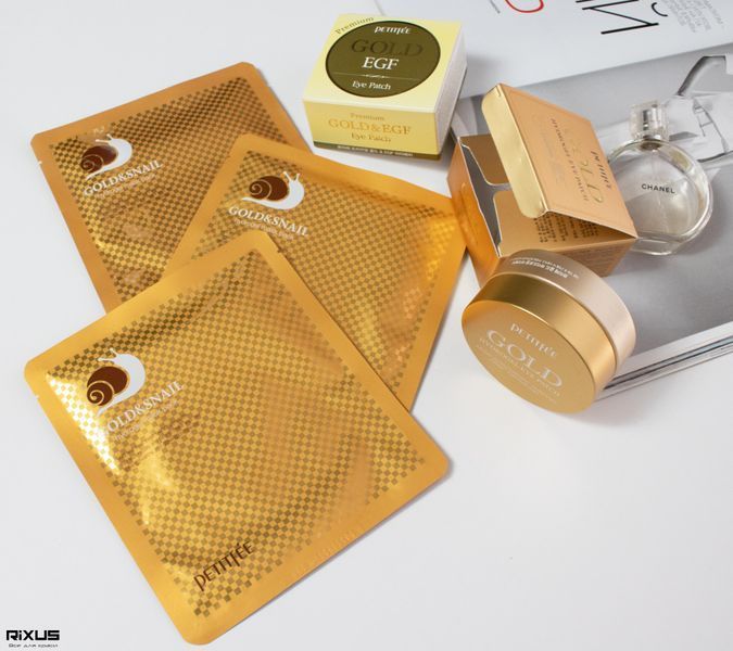 Маска гідрогелева для обличчя Petitfee Gold & Snail 30 мл 00-00011387 фото
