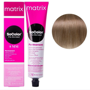 Крем-краска Matrix SoColor Pre-Bonded Cream Permanent №8MM Мокка-мокка светлый блондин 90 мл 00-00026537 фото