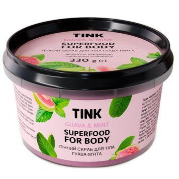 Скраб для тела пенный Tink Superfood For Body Guava & Mint 300 г 00-00024149 фото