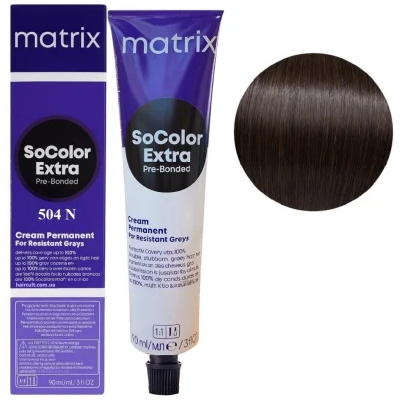 Крем-фарба для волосся Matrix Socolor Beauty Extra №504N Шатен мокко 90 мл 00-00026561 фото