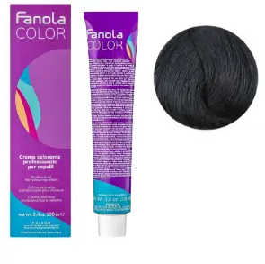 Крем-фарба для волосся Fanola №1/10 Blue Black 100 мл 00-00002941 фото