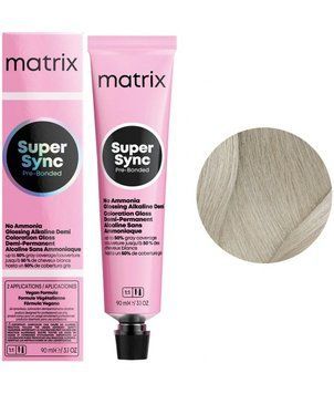 Крем-фарба безаміачна Matrix Super Sync Pre-Bonded №11A Ultra light ash blonde 90 мл 00-00024974 фото