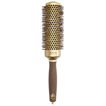 Брашинг для волосся Olivia Garden Expert Blowout Speed Wavy Bristles Gold & Brown 35 мм 00-00025342 фото