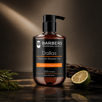 Гель для душу Barbers Dallas 500 мл 00-00018094 фото