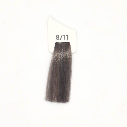 Крем-фарба аміачна для волосся Inebrya Сolor №8/11 Light Blonde Intense Ash 100 мл 00-00021457 фото