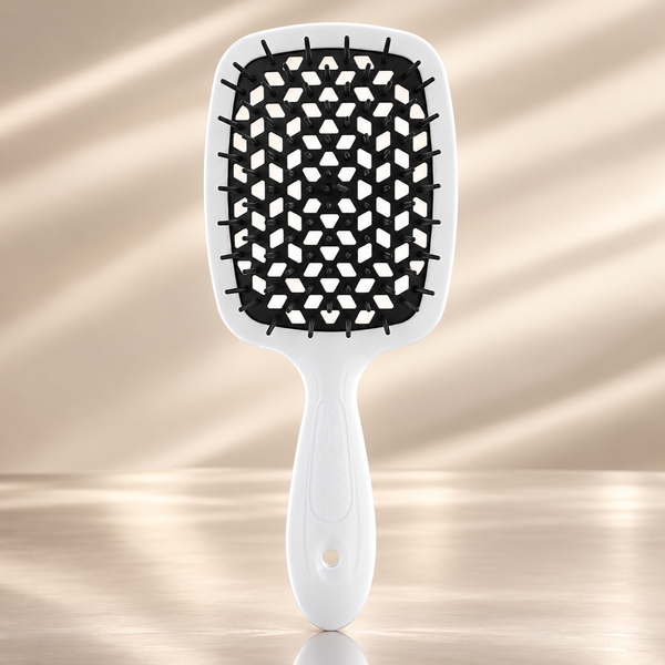 Щітка для волосся Janeke Superbrush Біло-чорна 00-00018036 фото
