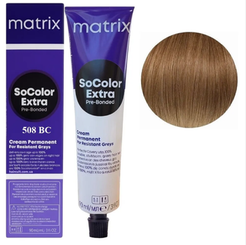 Крем-краска для волос Matrix Socolor Beauty Extra №508BC Светлый коричнево-медный блондин 90 мл 00-00026563 фото