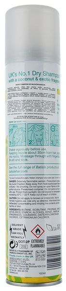Шампунь сухий Batiste Dry Shampoo Coconut and Exotic Tropical 200 мл 00-00009104 фото