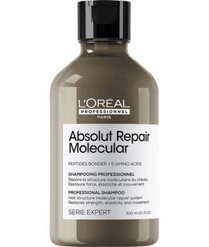 Шампунь для молекулярного відновлення волосся Loreal Professionnel Absolut Repair Molecular 300 мл 00-00022951 фото