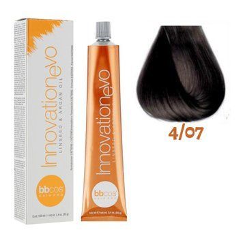 Крем-фарба для волосся BBCos Innovation Evo №4.07 Chestnut Natural Tobacco 100 мл 00-00023094 фото