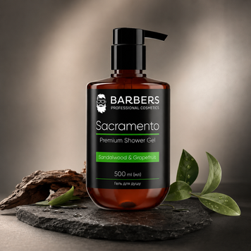 Гель для душа Barbers Sacramento 500 мл 00-00018096 фото