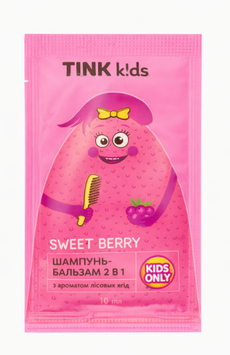 Шампунь-бальзам 2 в 1 TINK KIDS Sweet Berry 10 мл 00-00025571 фото