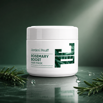 Маска для зміцнення та відновлення волосся Jerden Proff Rosemary Boost Hair Mask 300 мл 00-00026527 фото