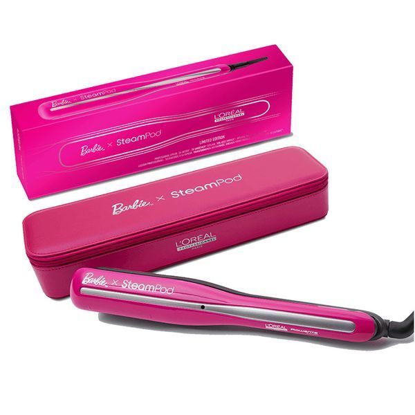 Щипцы для выпрямления волос паровые Loreal Professionnel SteamPod 3.0 Barbie Limited Edition 00-00024793 фото