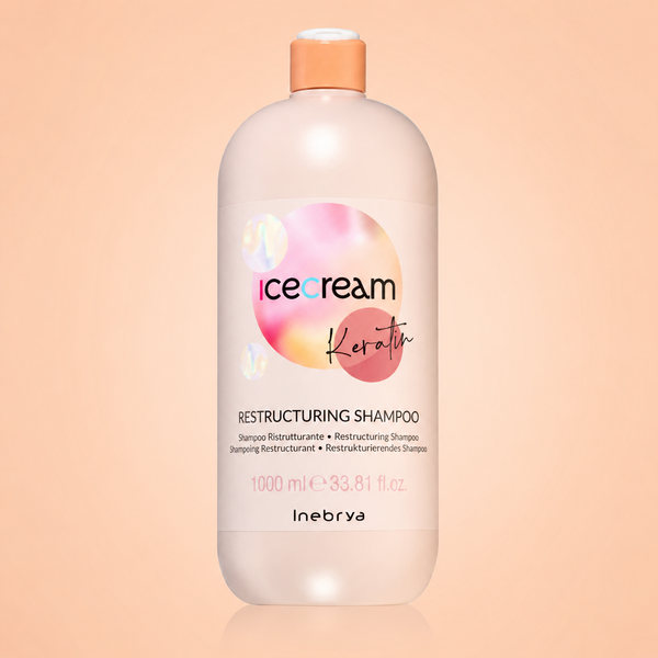 Шампунь відновлюючий з кератином Inebrya Keratin Restructuring Shampoo 1000 мл 00-00021364 фото