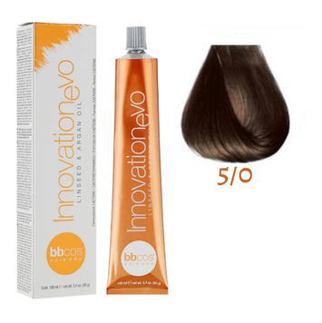 Крем-краска для волос BBCos Innovation Evo №5.0 Light Brown 100 мл 00-00023100 фото