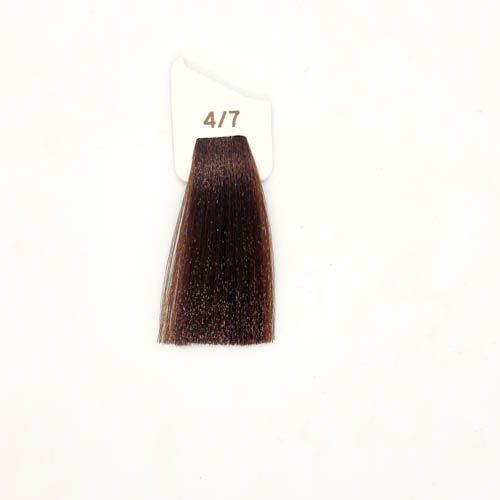 Крем-краска аммиачная для волос Inebrya Сolor №4/7 Chestnut Brown 100 мл 00-00021429 фото